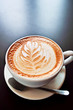 Coffee with foam art