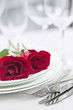 Photo: Romantic dinner setting Romantic dinner setting