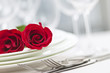 Photo: Romantic dinner setting Romantic dinner setting