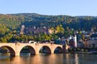 Castle and the Old Town in Heidelberg, Germany