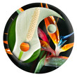 yin yang floral
