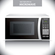 Vector: microwave oven in vector microwave oven in vector