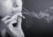 Smoking cigarette