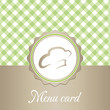 Vector: cute restaurant menu card cute restaurant menu card