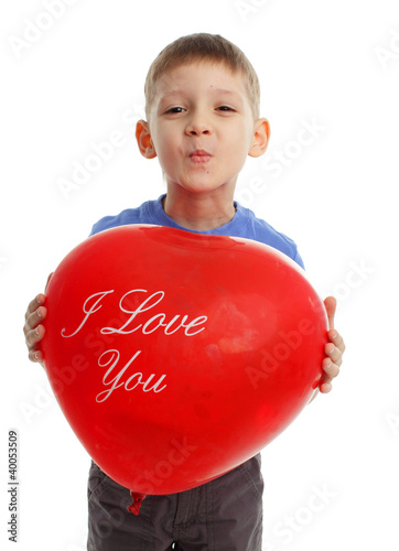 Photo: Boy with ballon Boy with ballon