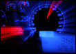 Abstract car console  - tachometer