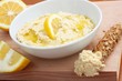 Hummus and bread sticks