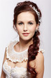 beautiful retro girl