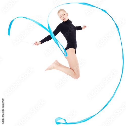 Photo: beautiful blonde gymnast beautiful blonde gymnast