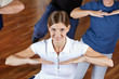 Aktive Senioren beim Workout