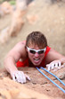 Man climbing Man climbing