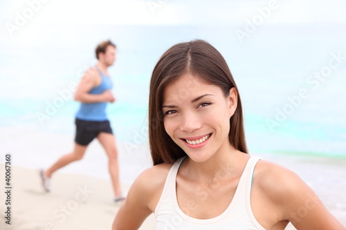 Photo: Workout woman portrait Workout woman portrait