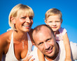 Happy smiling family Happy smiling family