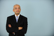 businessman looking up