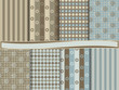 Set of  vector paper for scrapbook