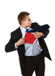 Superhero businessman