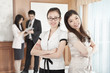Confident businesswoman