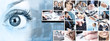 Business people team collage.