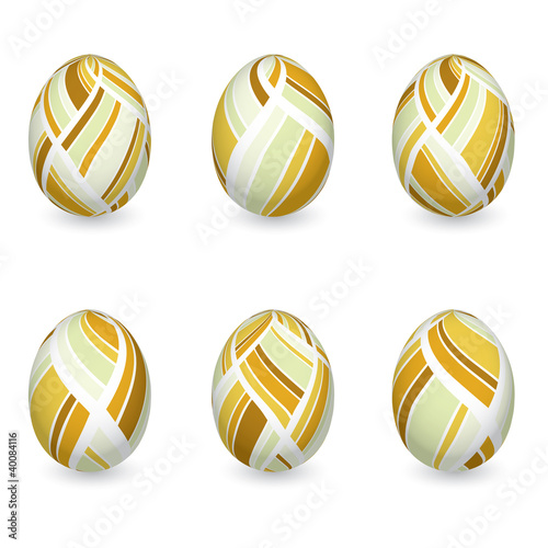 Vector: set of colorful easter eggs, vector illustration set of colorful easter eggs, vector illustration