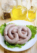 raw sausages