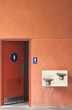 Women toilet with front sink