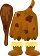set of costume caveman