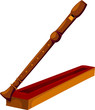 flute with  box
