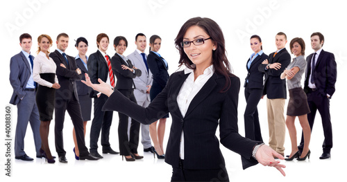 Photo: welcome to the successful happy business team welcome to the successful happy business team