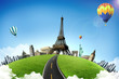 European holidays - travelling background. concept