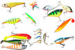 Fishing Lure (Wobbler) Isolated on White Background