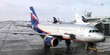 Landscape of airfield  in Airport.Moscow