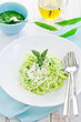 Spaghtetti mit Bärlauchpesto