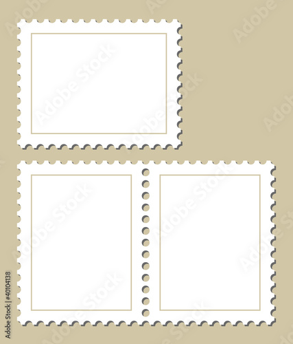 Vektor: Briefmarke Briefmarke