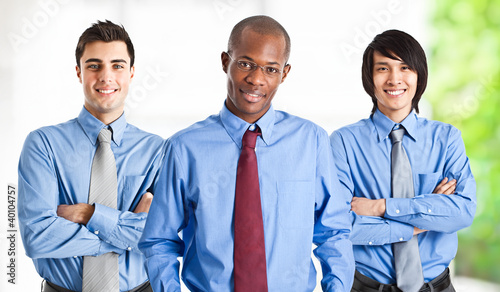 Photo: Multi-ethnic business team Multi-ethnic business team