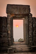 View of sunrise at the temple on the hill, Angkor Wat, Cambodia