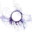 Abstract Ink Circle Frame Abstract Ink Circle Frame