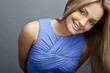 Beautiful Young Woman Face.