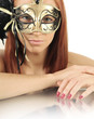 portrait in mask
