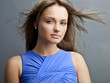 Beautiful Young Woman Face.