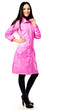 canvas print picture - coat pink