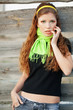 Beautiful teenage girl
