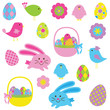 Easter Elements Vector Collection