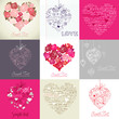 Greeting cards with heart