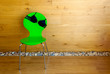 Bra on the chair / woodwn wall / modern interior