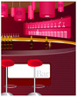 Vector: View of bar counter View of bar counter