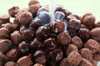Photo: Breakfast. Chocolate balls. Breakfast. Chocolate balls.