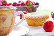 Photo: cake with fresh fruits decoration cake with fresh fruits decoration