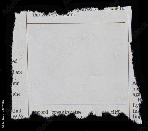 Photo: Newspaper clipping Newspaper clipping