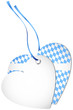 Hangtag 2 Hearts Octoberfest Light Blue