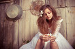 Lonely bride at one with their life problems